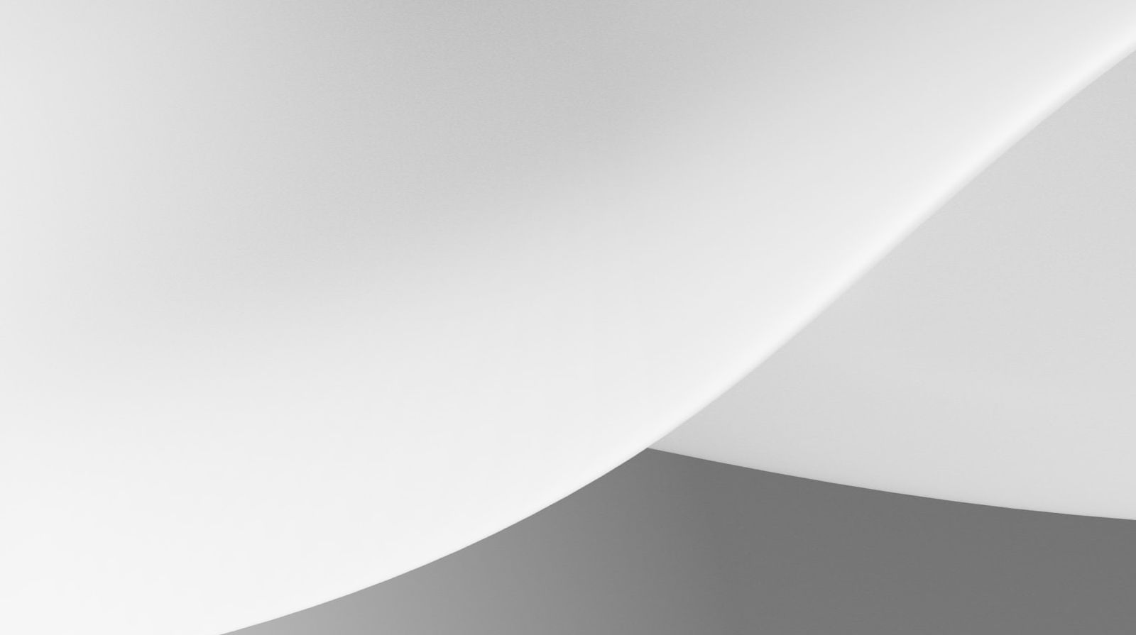 Abstract white curves on a gray background.